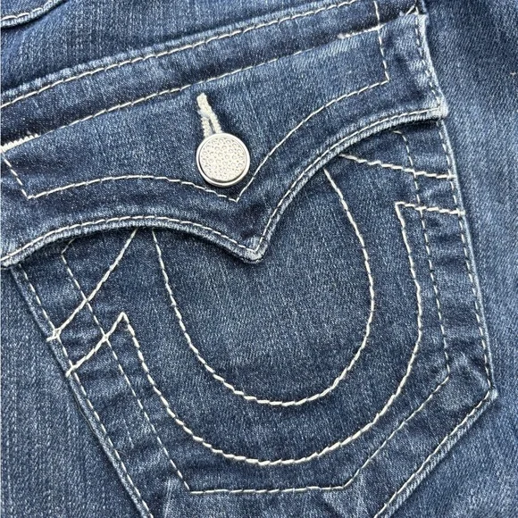 True Religion Dark Blue Women's Boot Cut Jeans - Picture 6 of 7
